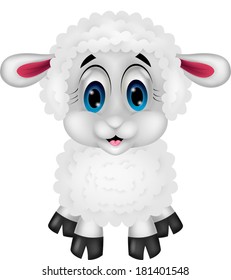 Cute sheep cartoon