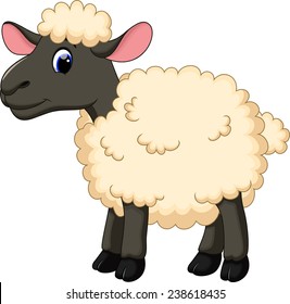 Cute sheep cartoon