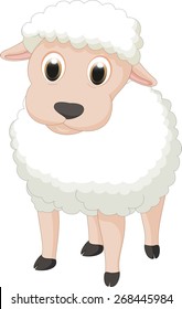 cute sheep cartoon