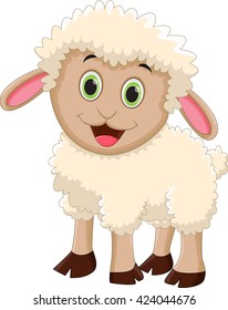 Cute sheep cartoon