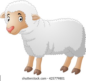 Cute sheep cartoon