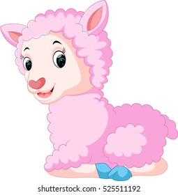 Cute sheep cartoon