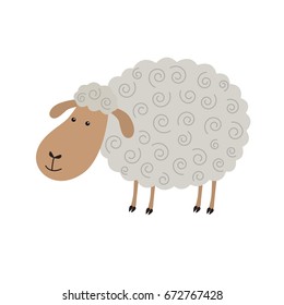 Cute sheep cartoon