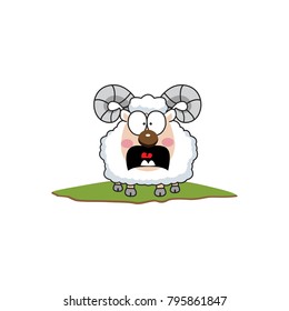 cute sheep expresion 