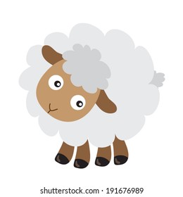 Sheep Farm Animal Illustration Stock Vector (Royalty Free) 199342475