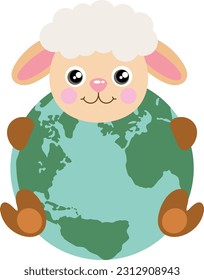 Cortar ovejas con un globo