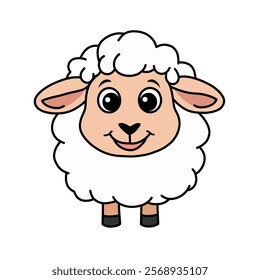 Cute Sheep Hand Drawn Illustration