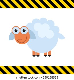Cute sheep icon