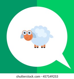 Cute sheep icon