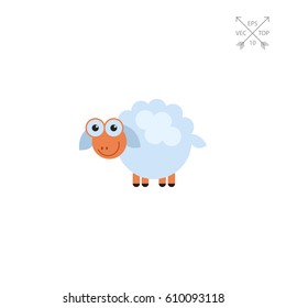 Cute sheep icon