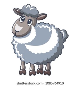Cute sheep icon. Cartoon of cute sheep vector icon for web design isolated on white background