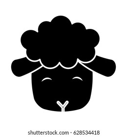 cute sheep manger character