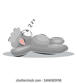cute sheep mascot design vector premium