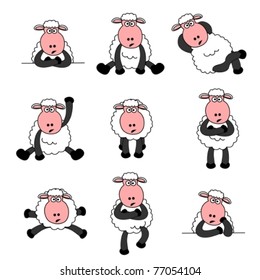 Cute Sheep Set