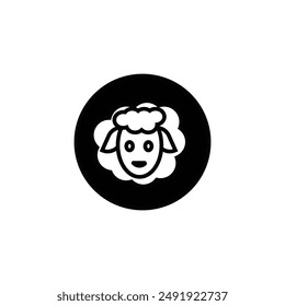 cute sheep vector type icon