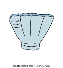 cute shell vector illustration design element