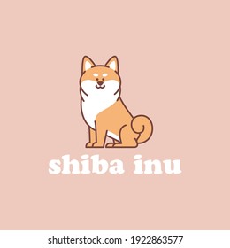 ilustración de carácter shiba u lindo