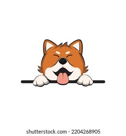 cute shiba inu dog pet cartoon