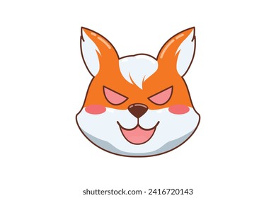 Cute Shiba Inu Expression Sticker