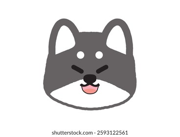 Cute Shiba Inu Illustration Energetic and Mischievous