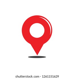cute shine pin location symbol vector