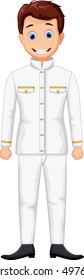 cute ship captain cartoon 