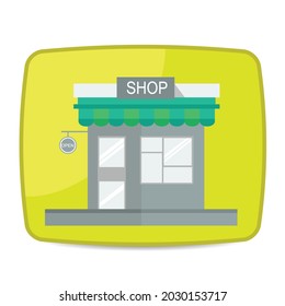 Cute Shop store flat icon