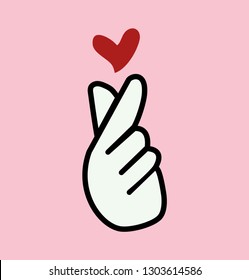 cute sign mini heart symbol 