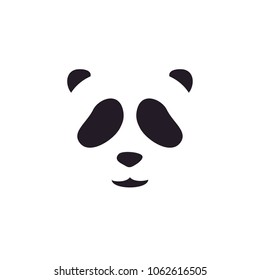 Cute Silhouette Face Panda