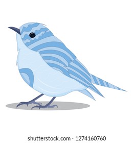 Cute simple bird illustration