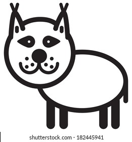 Cute simple black and white