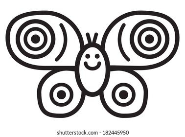 Cute simple black and white
