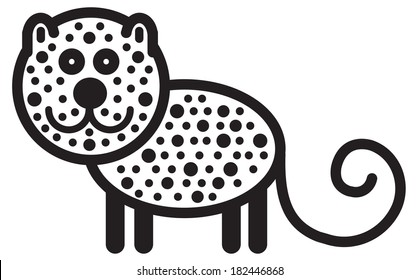 Cute simple black and white