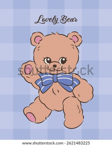 Cute and simple character illustration human and animal
