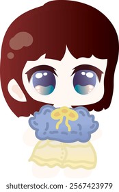 cute simple chibi girl 1