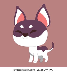 Niedliches und einfaches Hunde-Logo
