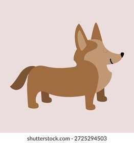 Niedliches und einfaches Hunde-Logo