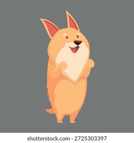 Niedliches und einfaches Hunde-Logo