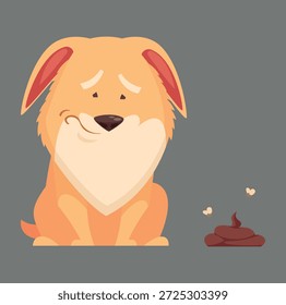 Niedliches und einfaches Hunde-Logo