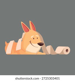 Niedliches und einfaches Hunde-Logo