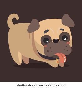 niedliches und einfaches Hunde-Logo