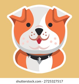 niedliches und einfaches Hunde-Logo