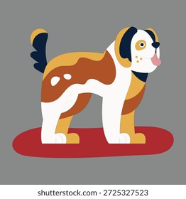 niedliches und einfaches Hunde-Logo