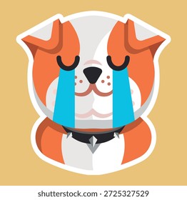 niedliches und einfaches Hunde-Logo