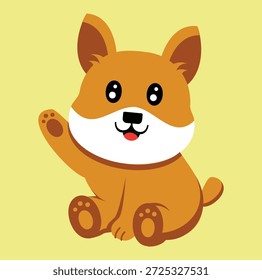 niedliches und einfaches Hunde-Logo