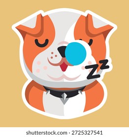 niedliches und einfaches Hunde-Logo