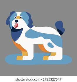 niedliches und einfaches Hunde-Logo