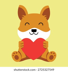 niedliches und einfaches Hunde-Logo