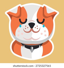 niedliches und einfaches Hunde-Logo