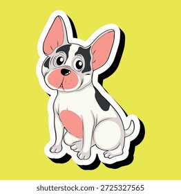 niedliches und einfaches Hunde-Logo